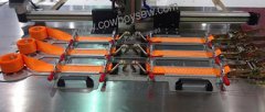 Large CNC sewing machine for cargo lashing strap